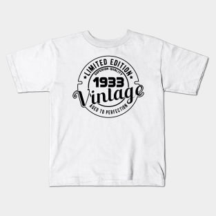 1933 VINTAGE - BIRTHDAY GIFT Kids T-Shirt